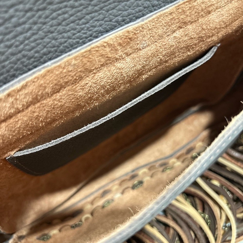 Vintage Boho Louis Vuitton Customized Chocolate Monogram Bag - Picture 13 of 16